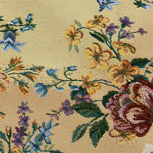 Салфетка декоративная D=55см из гобелена с тесьмой с МВГО в ассортименте 100% полиэстер 000000000001192523