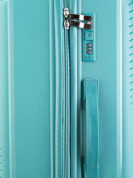 Чемодан на колесах M (42х26х65см) полосы индиго PP 000000000001226559