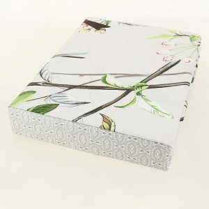 Комплект постельного белья 2-спальный TEODORA макси плотность125гр Дориан простыня 220х215см пододеяльник 175х215см две наволочки 70х70см 100%хлопок 000000000001206413