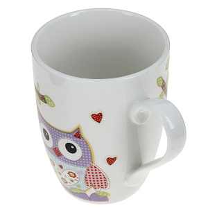 Кружка 350мл Совы M020167/R030020 фарфор 000000000001168121