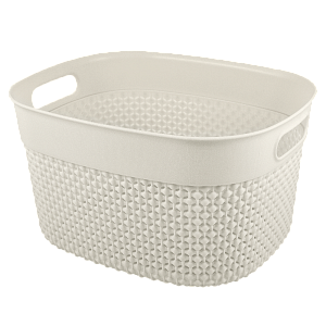 Корзина для хранения PLAST TEAM OSLO 12л молочный PT1352МЛ-14 000000000001196435