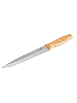 Нож для мяса 19,5см нержавеющая сталь/бук 000000000001228376