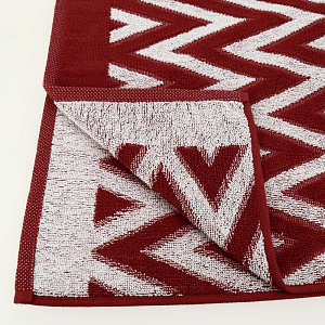 Полотенце махровое Privilea 75*150,100%хл.пл480г/м,9С60 Антураж,красный.Беларусь 000000000001188878