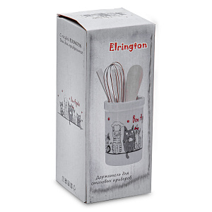 Набор кухонных принадлежностей 5шт (ложка,вилка,лопатка,венчик) ELRINGTON КОТЫ-ПОВАРЯТА ПУ керамика 000000000001206060