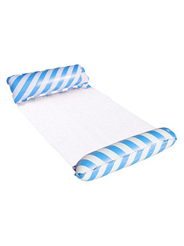 Матрас-гамак 130х170см для плавания полосы в ассортименте ПВХ/нейлоновая ткань 000000000001227375