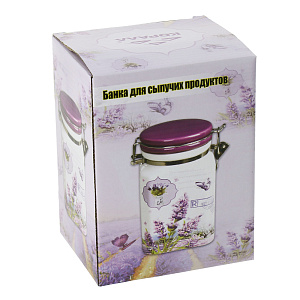 Банка для сыпучих продуктов Французская долина Коралл, 900мл 000000000001152893