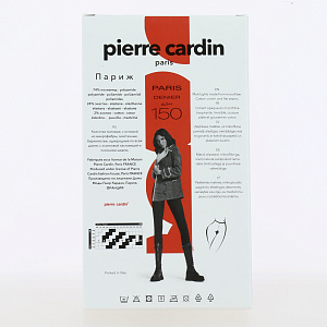 Колготки женские 150ден синий3 PIERRE CARDIN Париж матовые с хлопчатобумажной ластовицей и плоскими швами 74%полиамид 24%эластомер 2%хлопок 000000000001201620