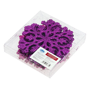 Набор декоративных украшений СнежинкаПосуда Центр, 11 см, 6 шт. 000000000001161803