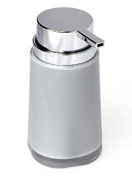 Диспенсер для жидкого мыла DE'NASTIA трапеция серый пластик 000000000001200421