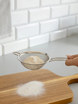 Сито 12см DE'NASTIA с ручкой нержавеющая сталь 000000000001219240