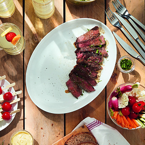 DIWALI BLANC Блюдо овальное 25х33см LUMINARC стекло 000000000001213835