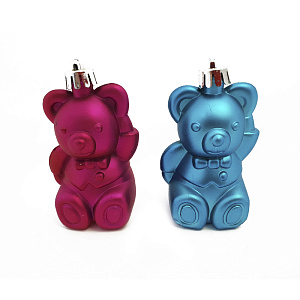 Н-р ДУ Мишки голубой/розовый 8см пл 78899 000000000001179936