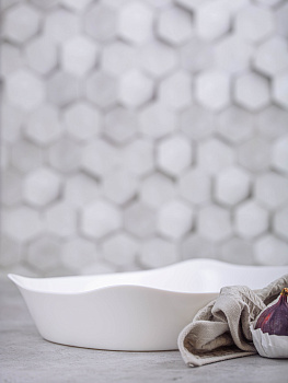 Блюдо для запекания 34х25см SMART CUISINE CARIN прямоугольная опал P4027 000000000001202918