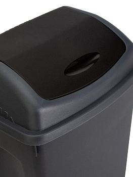 Контейнер для мусора 25л черный/графит пластик_ST 000000000001228752