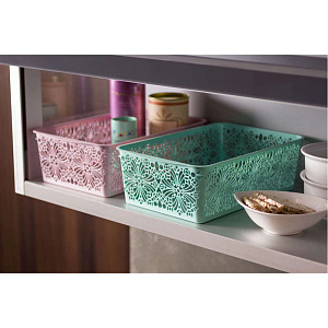 Корзинка 25х15х7,5см 2л ECONOVA FLORAL универсальная в ассортименте пластик 000000000001220676