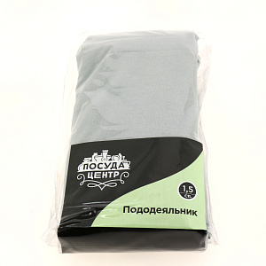 Пододеяльник 1,5-спальный, состав 100% хлопок, светло-серый, PC05236 000000000001189783