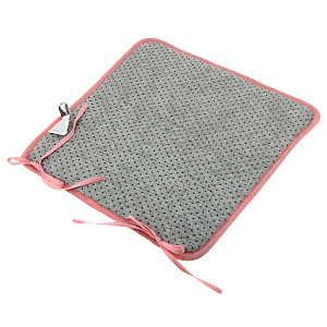 Подушка на стул 40х35х38см DE'NASTIA memory розовая полиэстер 000000000001166260