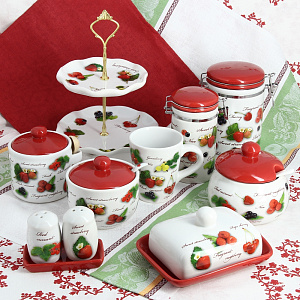 Набор для специй ЧУДОДОМ Садовая ягода, фарфор, 2 предмета ,  L2520264 000000000001060668