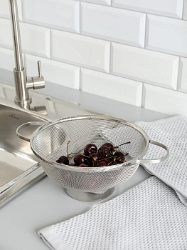 Сито 20см 27,3x20x9,7см DE'NASTIA круглое на ножке нержавеющая сталь 000000000001219241