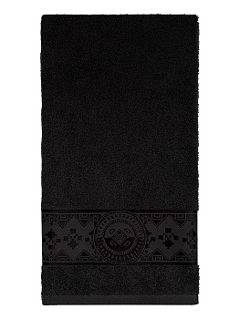 Полотенце 70х130см DE'NASTIA ТАЛИСМАН 1 черный хлопок-100% 000000000001215352