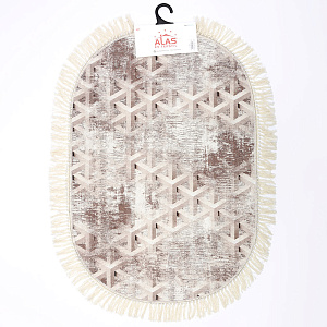 Набор ковриков 2шт (60х100см, 50х60см) ALAS EV TEKSTIL овальные полиэстер 000000000001212095