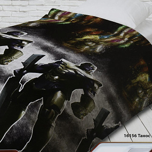 Покрывало 145*200 стеганое.100%хлопок.поплин "Непоседа"микс лицензия неон 471193 000000000001188778