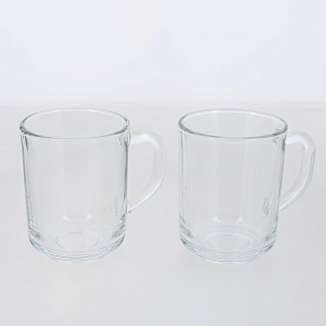 MUG Набор кружек 2шт 250мл PASABAHCE F&D силикатное стекло 000000000001210468
