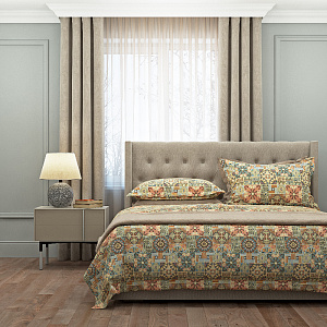 Декоративное покрывало из гобелена 220х225 в ассортименте, состав 100% п/э, подгибка С 4019 000000000001192519