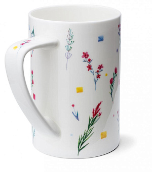 Кружка 425мл APOLLO GENIO Fioretti Cilindro фарфор FIO-425 000000000001194860