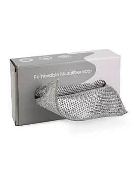 Тряпка мультифункциональная для кухни 20х20см 20шт серебро хлопок/полиэстер 000000000001229817