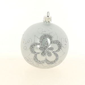 Шар 4,5 Узор стекло 9см NP-1284 000000000001041304