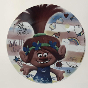 Тарелка 23см Stor Тролли Краски керамика 280956 000000000001203162