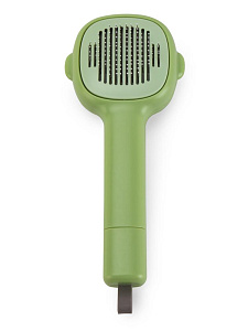 Пуходерка+расческа 2в1 со сбросом шерсти в ассортименте пластик/нержавеющаясталь 000000000001229824