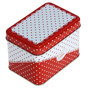 Жестяная банка для хранения сыпучих продуктов Горошек, 0.4л 000000000001157121