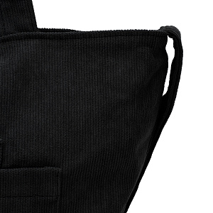 Сумка женская 34x34х7см графит вельвет/полиэстер 000000000001221756