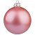 Украшение декоративное Шар 5,5см MOROZCO матовый перламутр розовый пластик 000000000001220367
