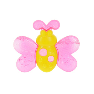 Игрушка-Прорезыватель Бабочка Lubby, от 4 месяцев, силикон, вода 000000000001135446