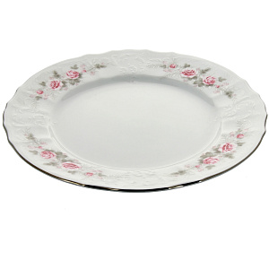 Тарелка Бледные Розы Люкс Хауз, 25 см 000000000001005687