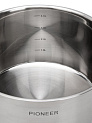 Кастрюля 4,2л PIONEER ELEGANT с крышкой нержавеющая сталь 000000000001224599