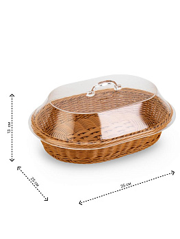 Хлебница 35х25х13см полипропилен 000000000001228323