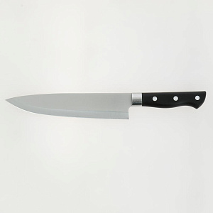 Нож шеф лезвие20см ДОЛЯНА Кронос нержавеющая сталь 000000000001210439