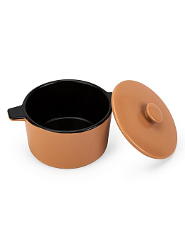 Горшок для запекания 16х12х7см 500мл в ассортименте керамика 000000000001229041