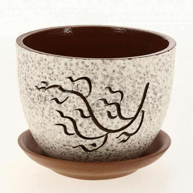 Горшок для цветов декоративный керамический Япония текстурный №2 3л ГК 5 000000000001200872