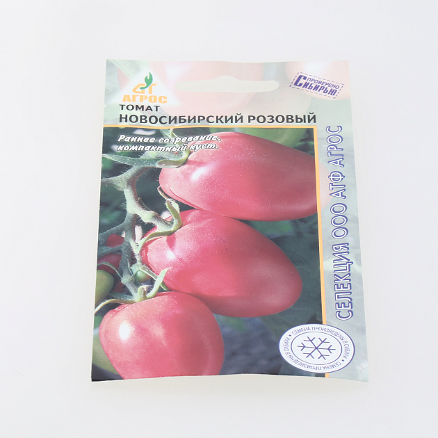 Семена пакет Томат Новосибирский розовый 0,08г СА 000000000001154729