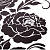 Стикеры Черная роза Room Decoration 000000000001127356
