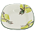 Блюдо овальное 22х29см CERA TALE Лимоны керамика глазурованная 000000000001206494
