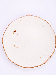 Тарелка обеденная 27см TULU PORSELEN Reactive milky фарфор 000000000001212910