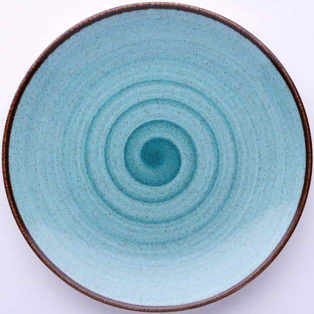Тарелка обеденная 25см TULU PORSELEN Active Deniz Turquoise фарфор 000000000001212330