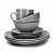Набор посуды 16 предметов AURORA (обеденная 26,5см-4шт, десертная 20см-4шт, салатник 15см-4шт, кружка 500мл-4шт) керамика 000000000001218566