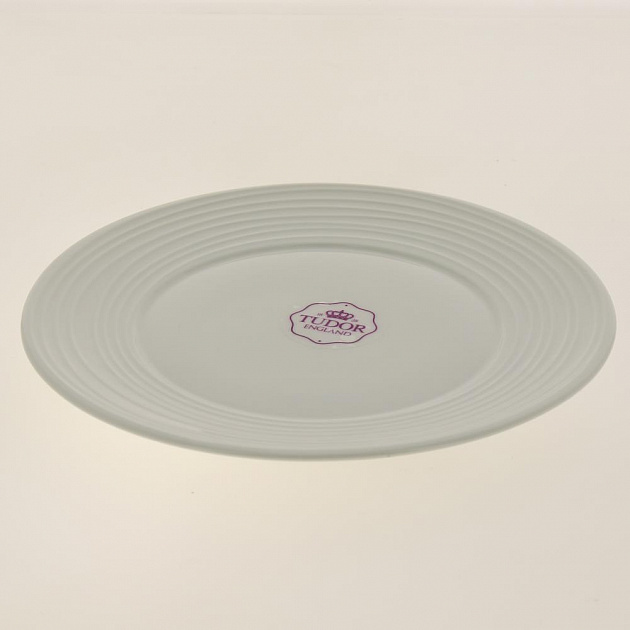 Тарелка десертная 21см TUDOR ENGLAND Royal Circle белый фарфор 000000000001189642